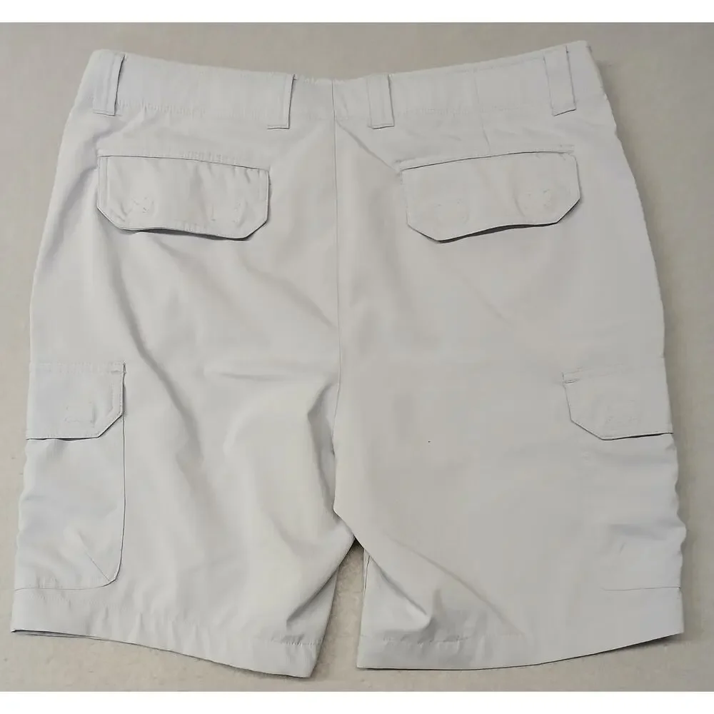 Roundtree & Yorke (36) Gray Perfromance Dri-Fit Cargo Shorts